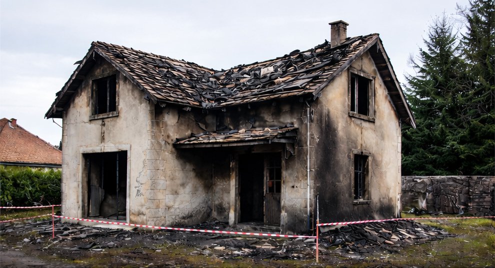 Intervention après sinistre incendie à Lyon (69)