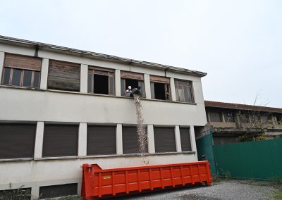 Chantier de démolition : Curage et évacuation par l’équipe EGS à côté de Lyon (69)
